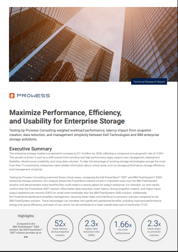 Maximize performance, efficiency, and usability for enterprise storage